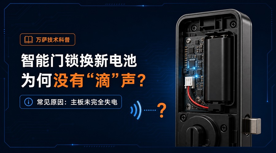 智能门锁换新电池为何没有滴声技术科普封面